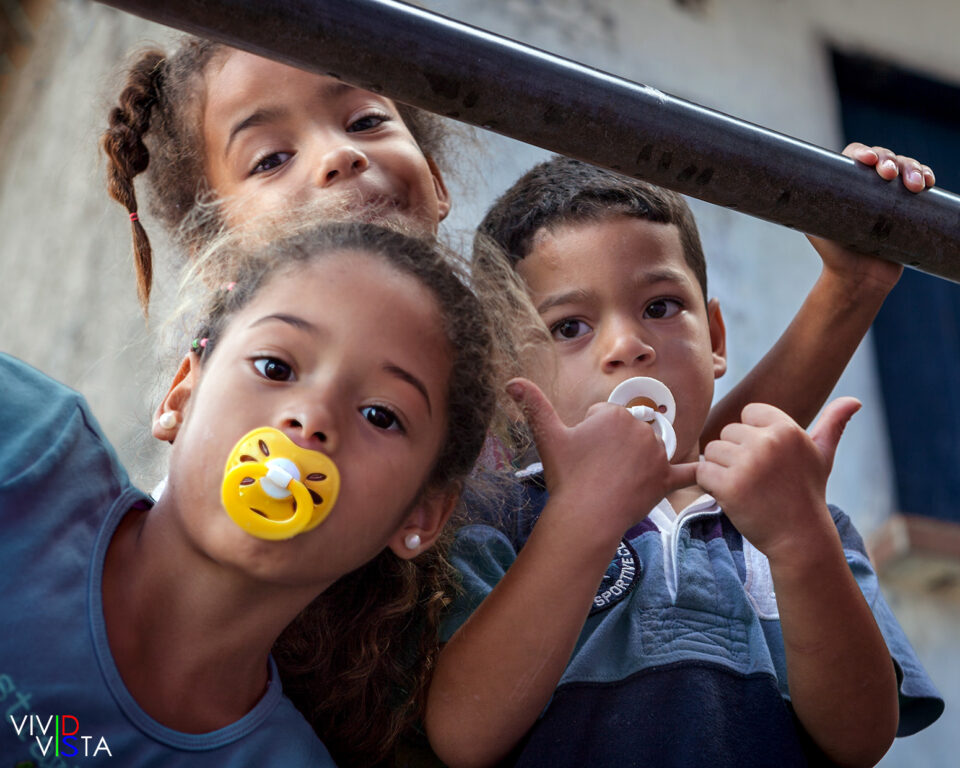 Pacified Kids with pacifiers in the pacified Favela Santa Marta in Rio de Janeiro IMG_0017-c_vividvista