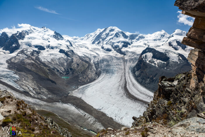 Monte Rosa from Gornergrat, Valais, Switzerland