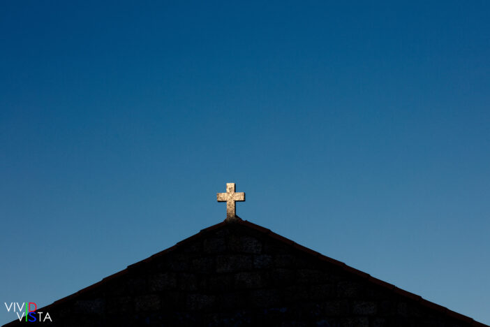 Last light in Monsanto, Portugal